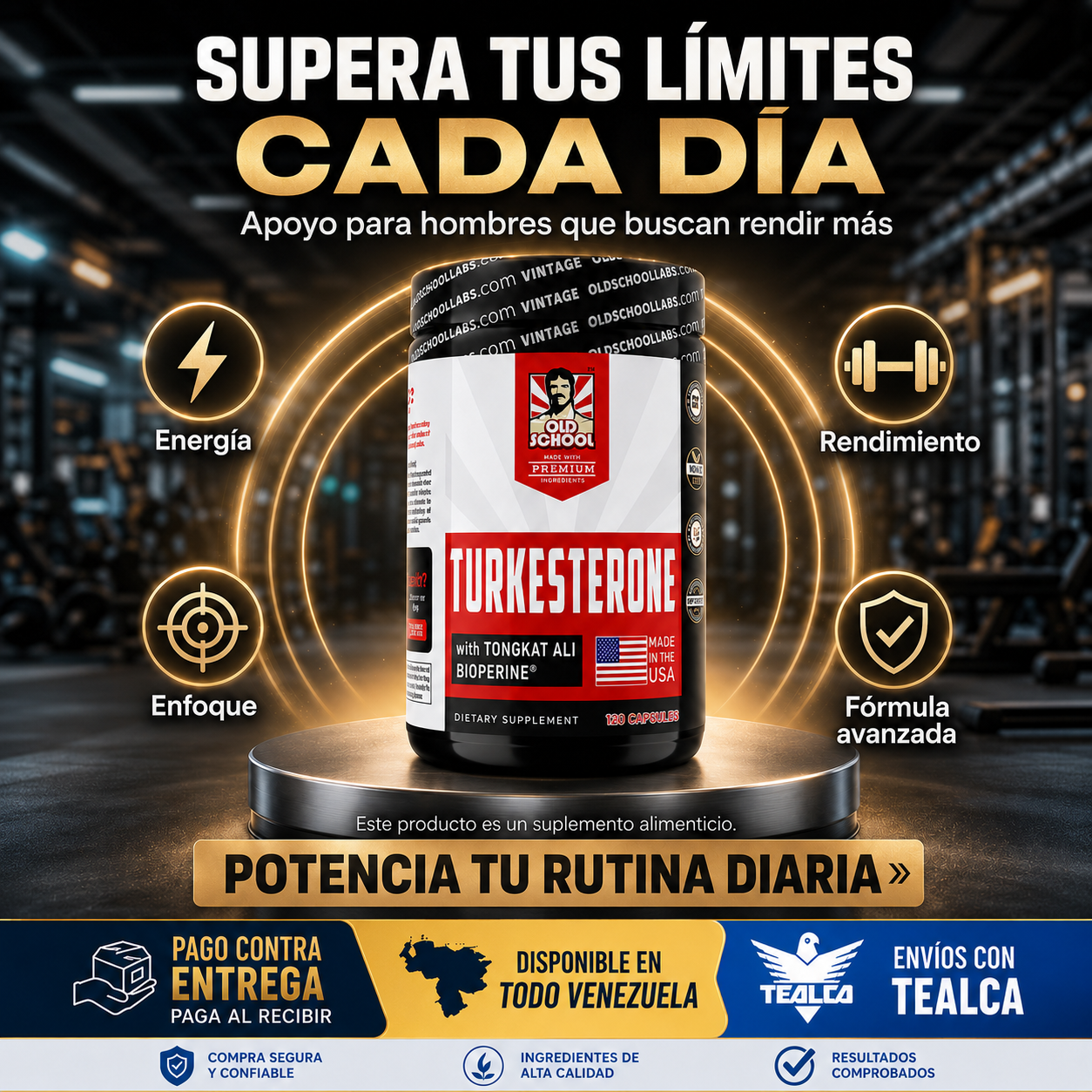 Turkesterone Importado 100% Original Edición Limitada.