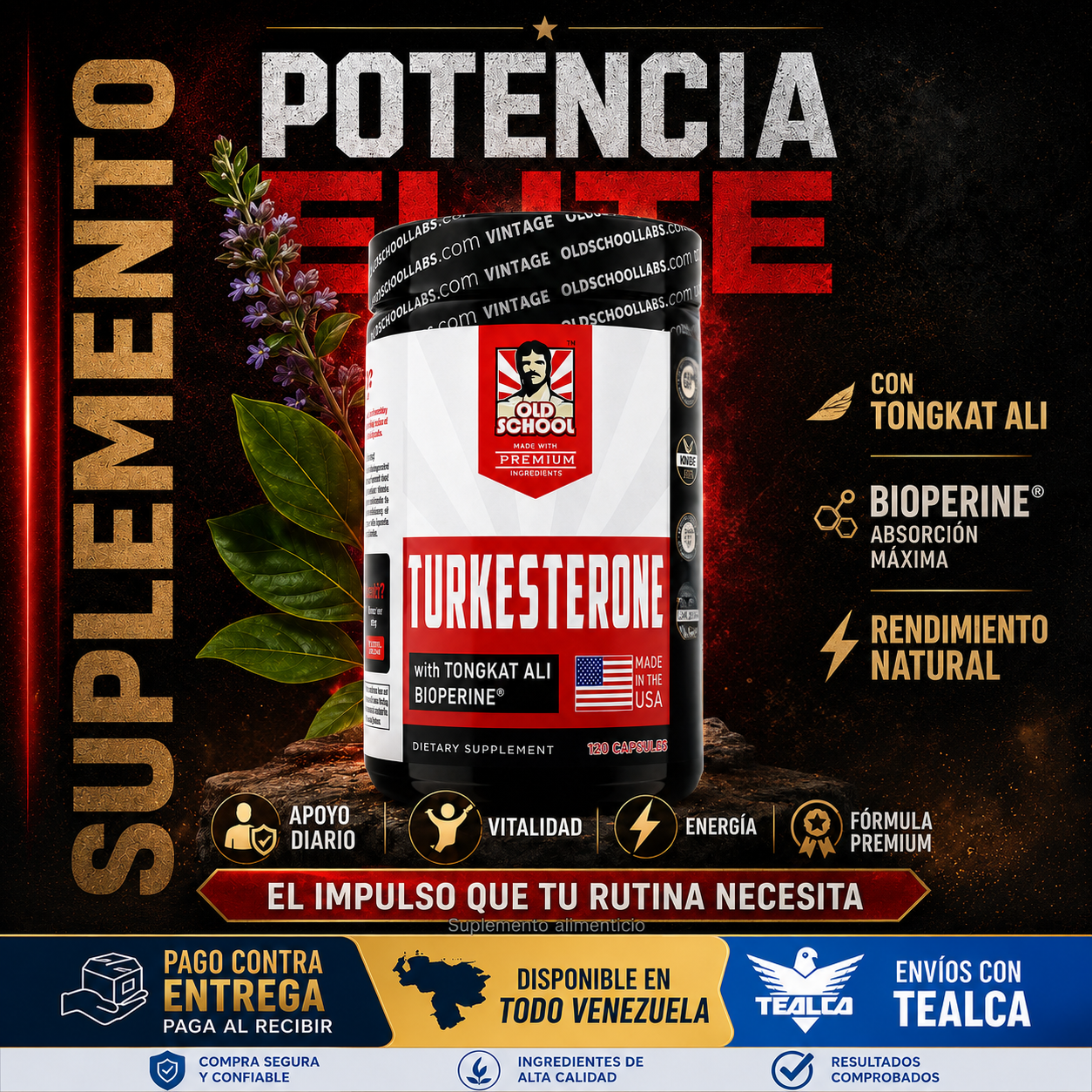 Turkesterone Importado 100% Original Edición Limitada.