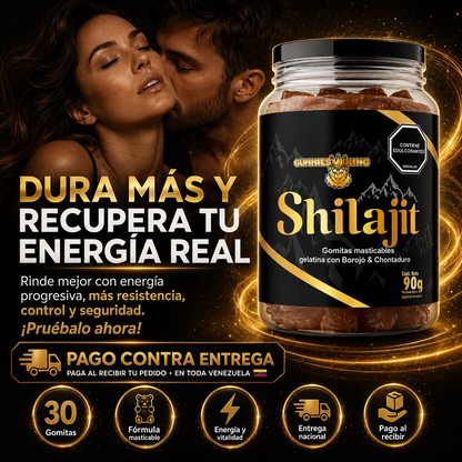 Shilajit En Gomitas Edición Especial & Limitada.