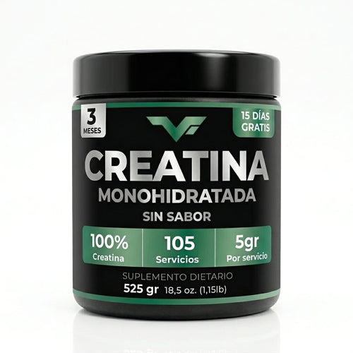 Creatina Monohidratada 525gr 105 Serv